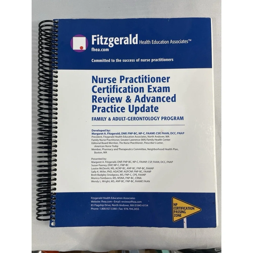 Fitzgerald Nurse Practitioner Certification Exam Review Advanced Practice Update